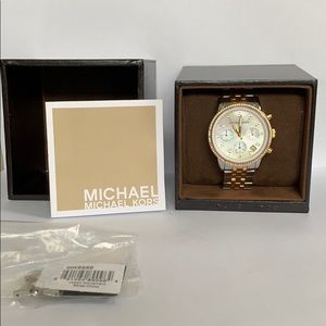 MICHAEL Michael Kors Rose gold silver & gold trio